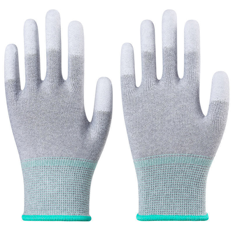 Gloves White Dust-free Electronics Factory Anti-static Coating Labor Protection