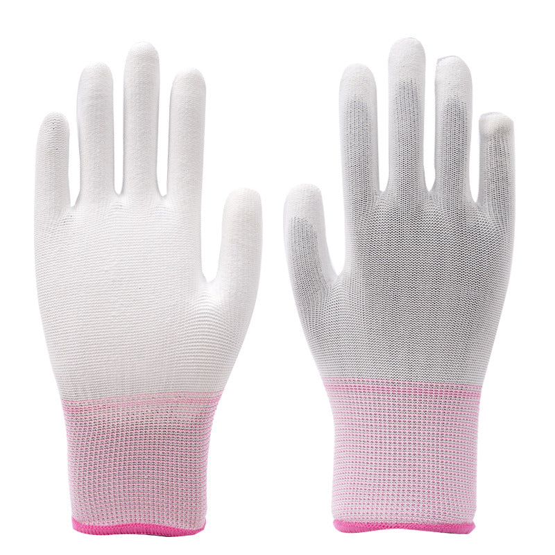Gloves White Dust-free Electronics Factory Anti-static Coating Labor Protection