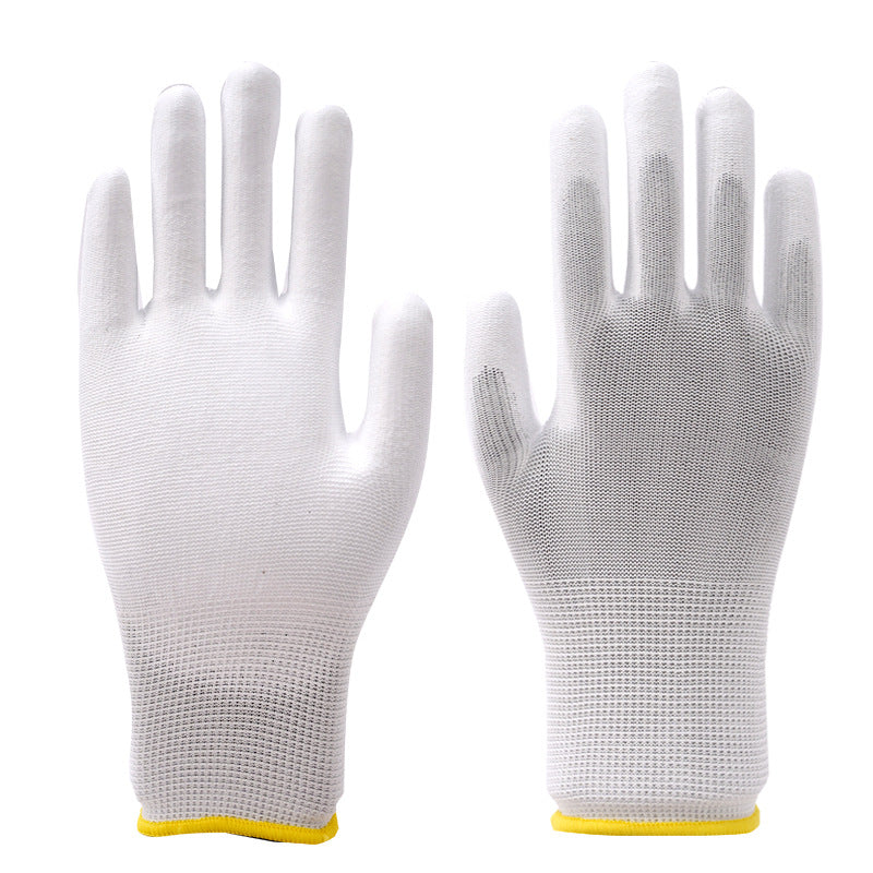 Gloves White Dust-free Electronics Factory Anti-static Coating Labor Protection