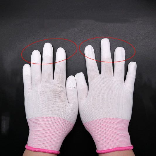 Gloves White Dust-free Electronics Factory Anti-static Coating Labor Protection