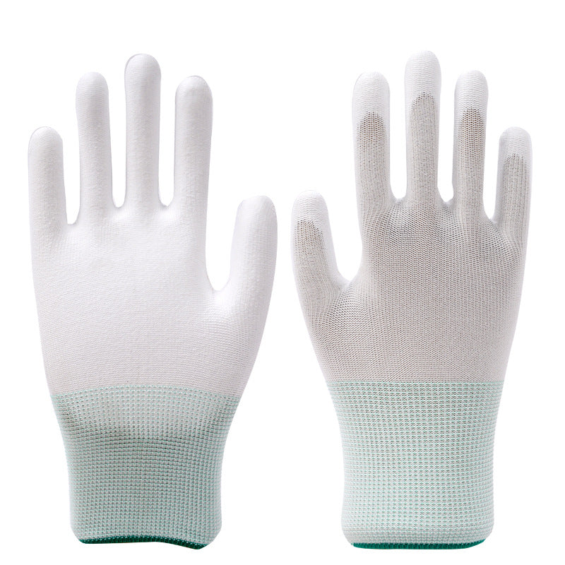 Gloves White Dust-free Electronics Factory Anti-static Coating Labor Protection