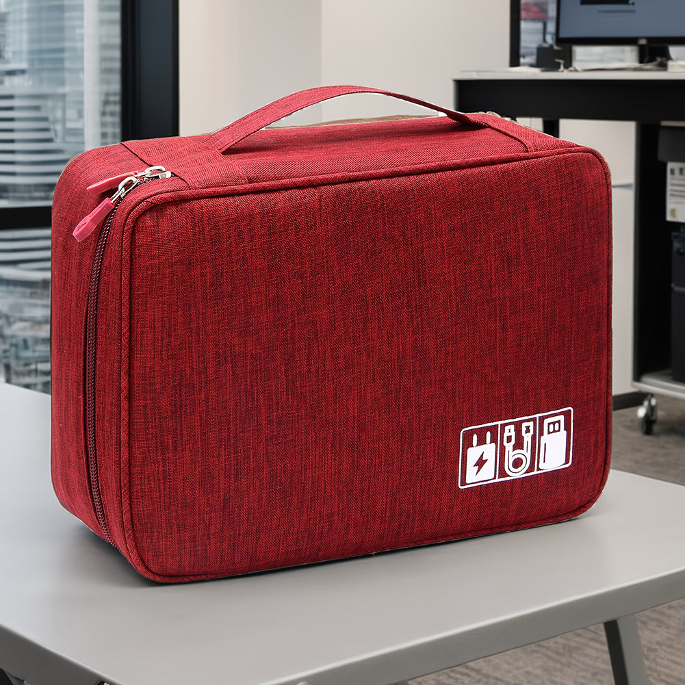 Electronics Luggage Black Red Blue Grey