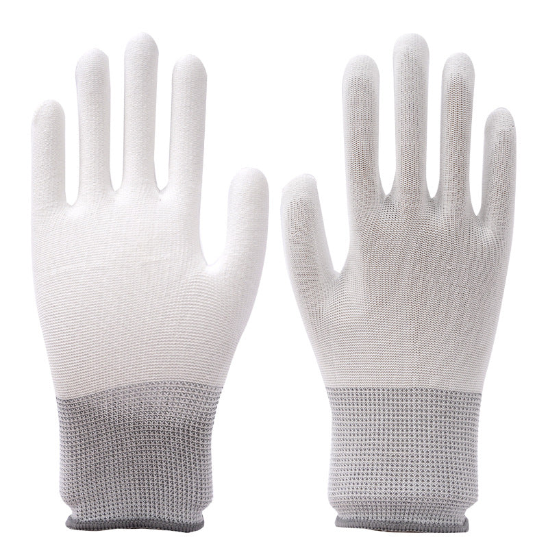 Gloves White Dust-free Electronics Factory Anti-static Coating Labor Protection
